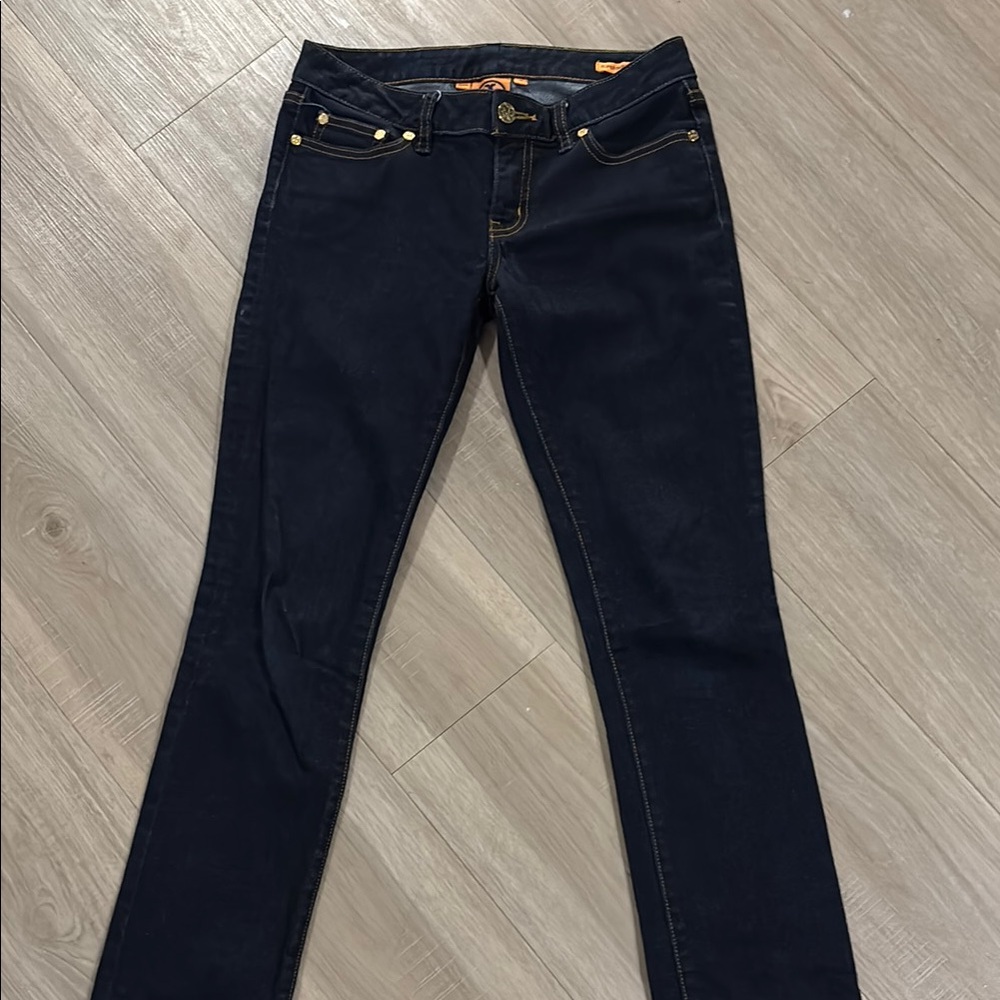 Tory Burch Dark Blue Skinny Jeans- Like new